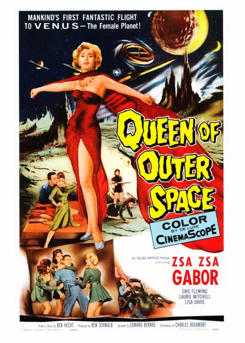 Queen of Outer Space - MoMA Postcard