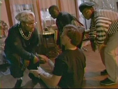 The only non-whites in the film who aren't rapists are a hallucination.