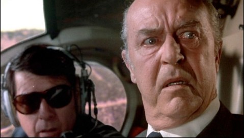 Bolt sees the flying Winnebago.