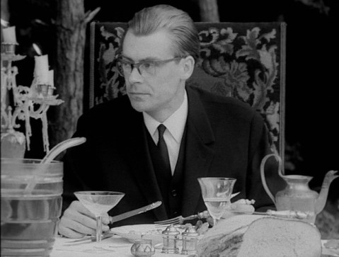 I only realized while taking screenshots that the Pacifier is always staring at women. Early on, he spies on his friends freshening up in a stream. Here he's watching a young woman scratch her thigh, raising her skirt to do so.