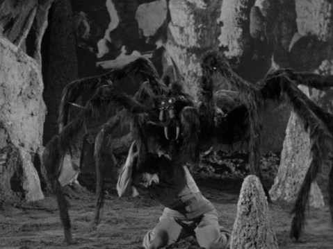 "Just keep crouching as we slowly lower the puppet onto you!"